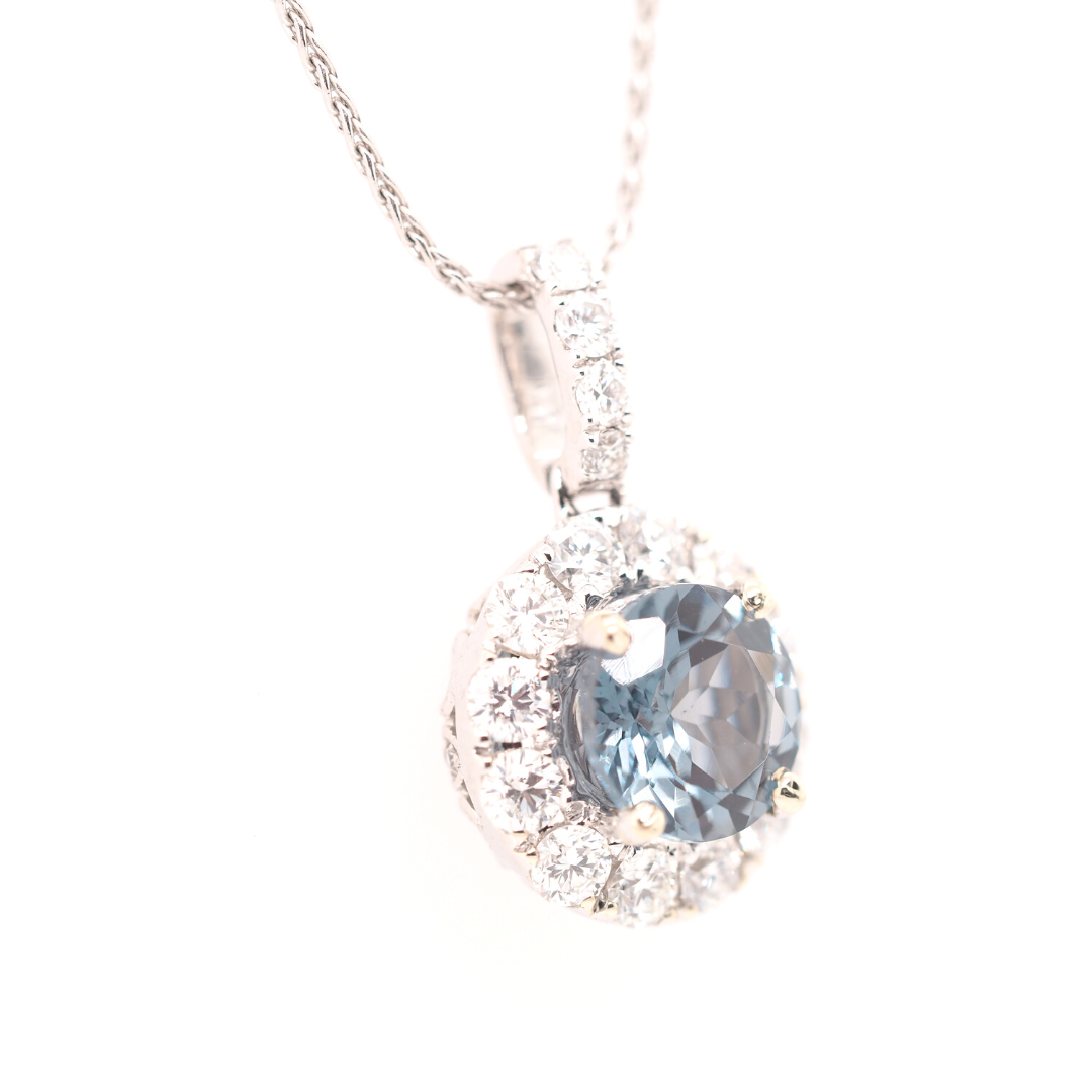 Gray Spinel Necklace