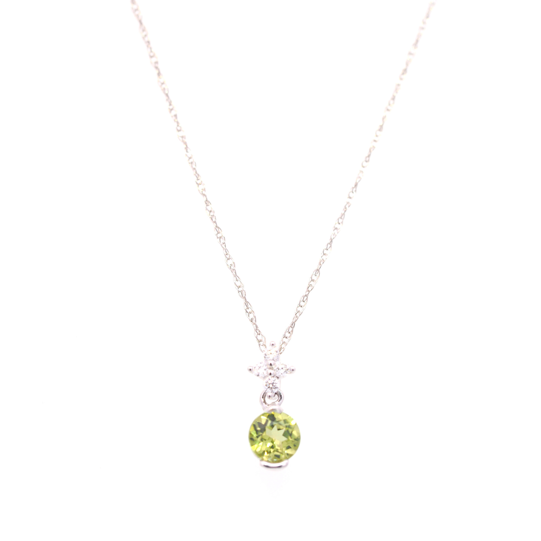 Green Sapphire Pendant