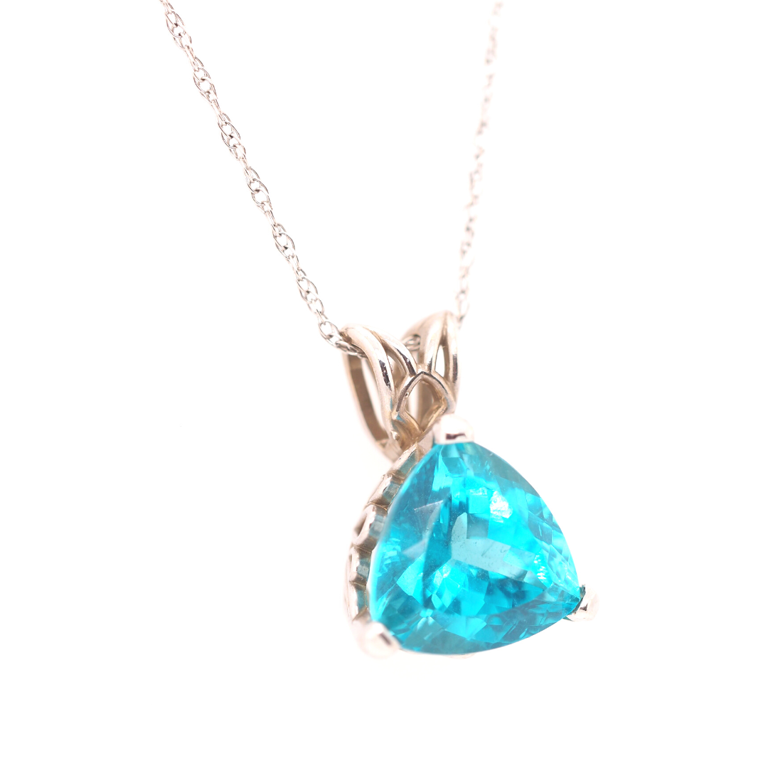 Blue Apatite Pendant