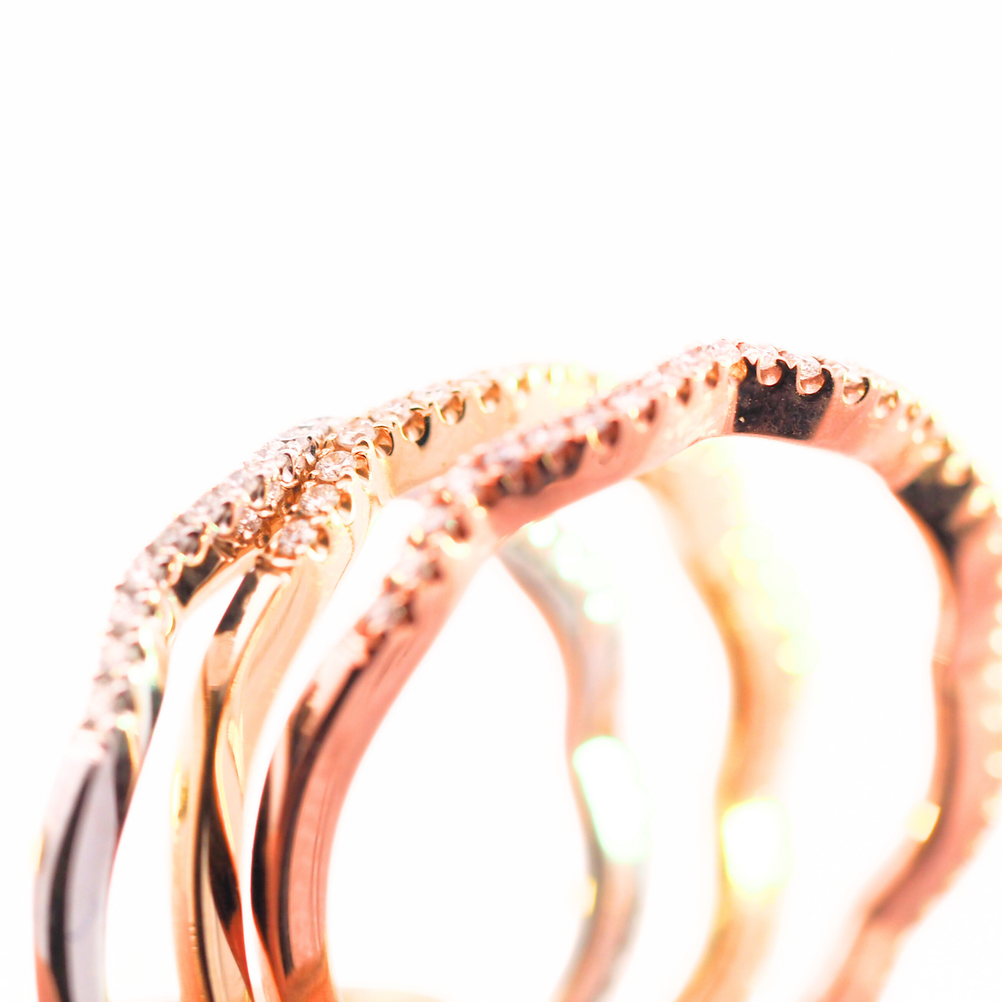 Gold 3 Ring Stack
