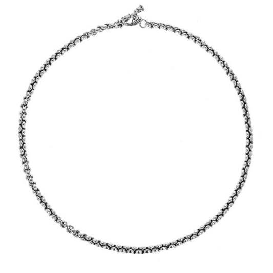 Silver Inifnity Link Necklace