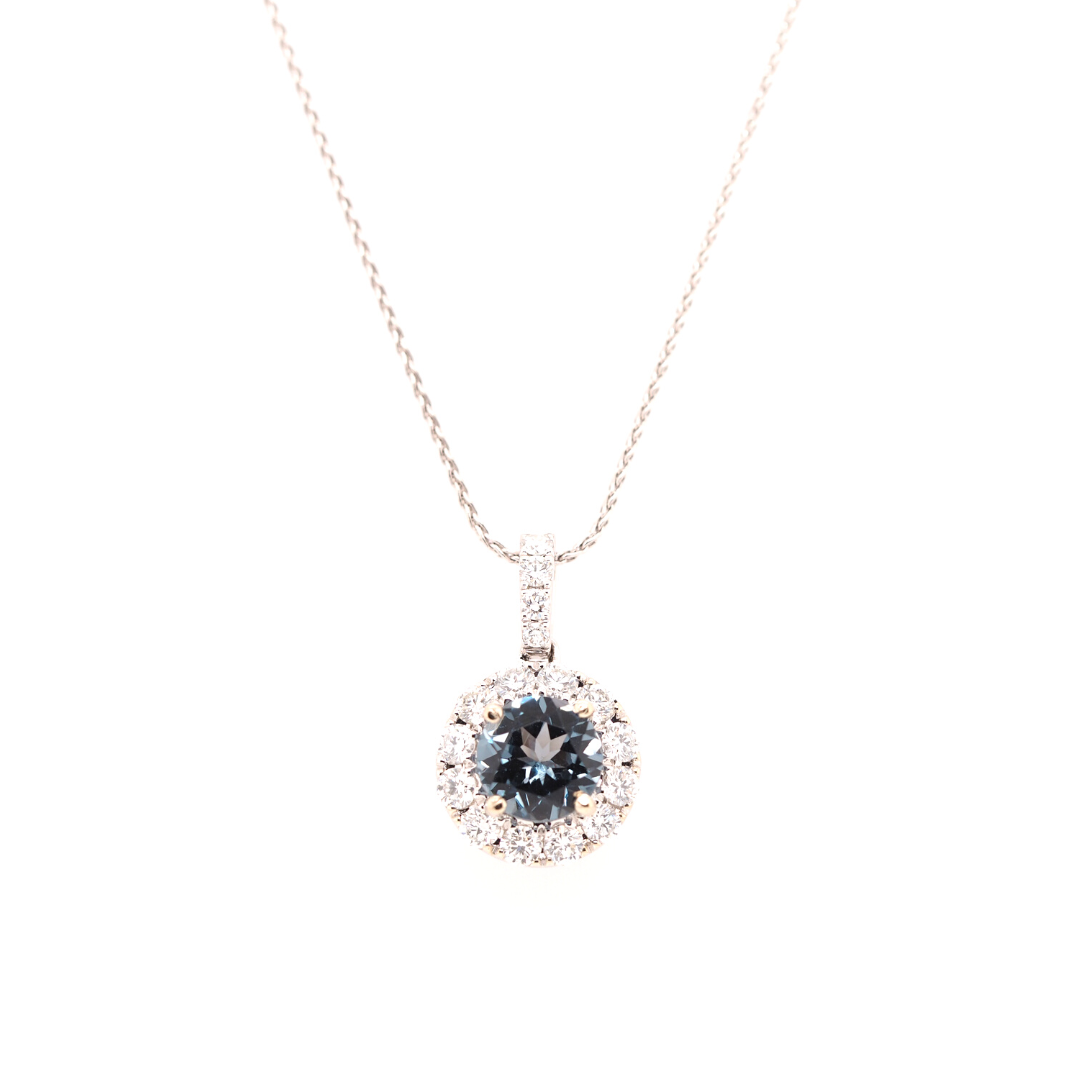 Gray Spinel Necklace