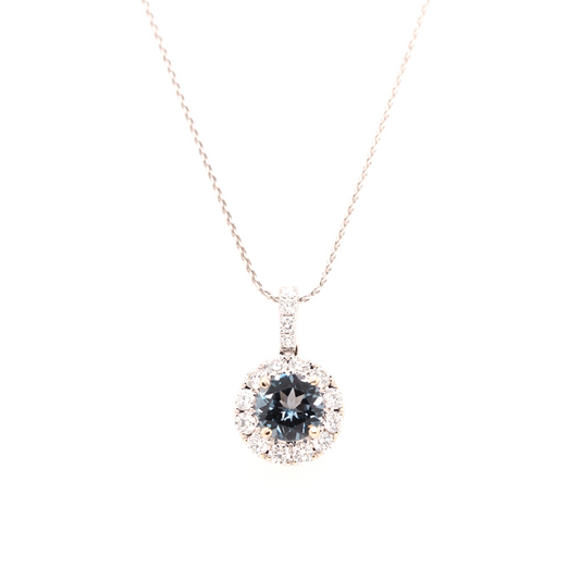 Gray Spinel Necklace