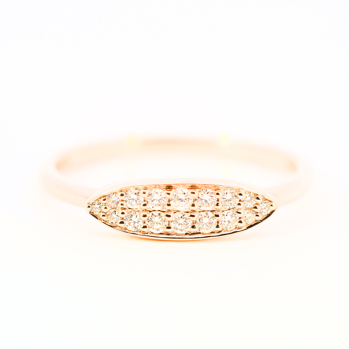 Marquise Style Signet Ring