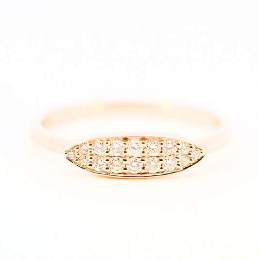 Marquise Style Signet Ring