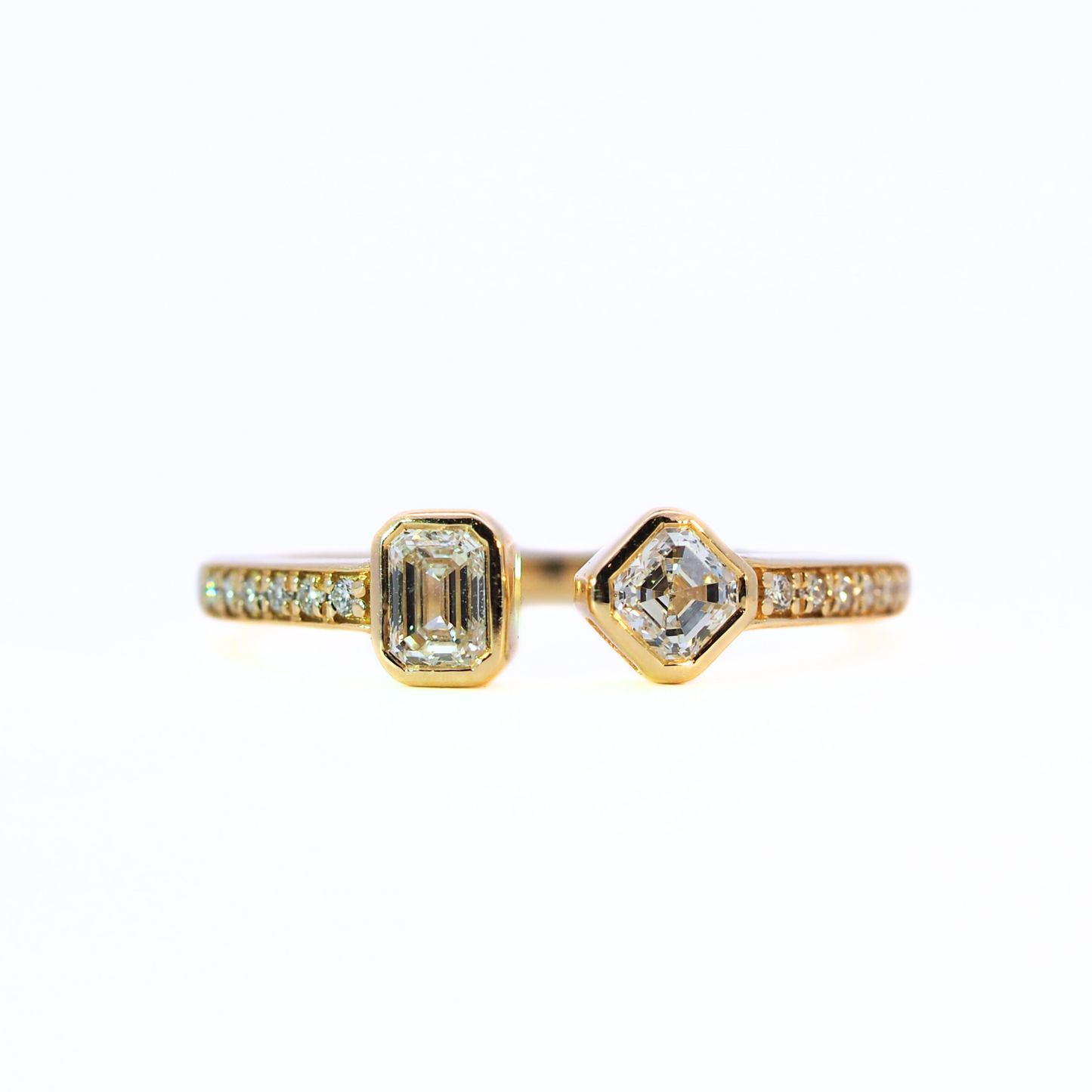 Diamond Negative Space Ring