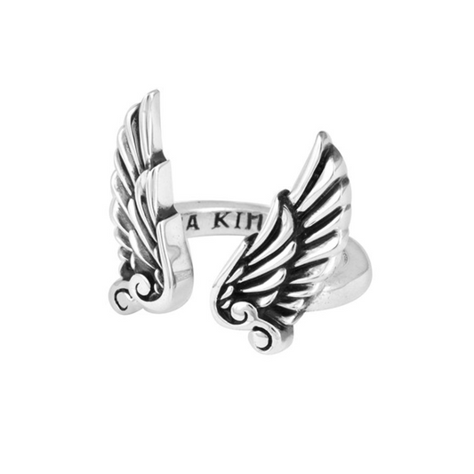 Open Ring with Wings