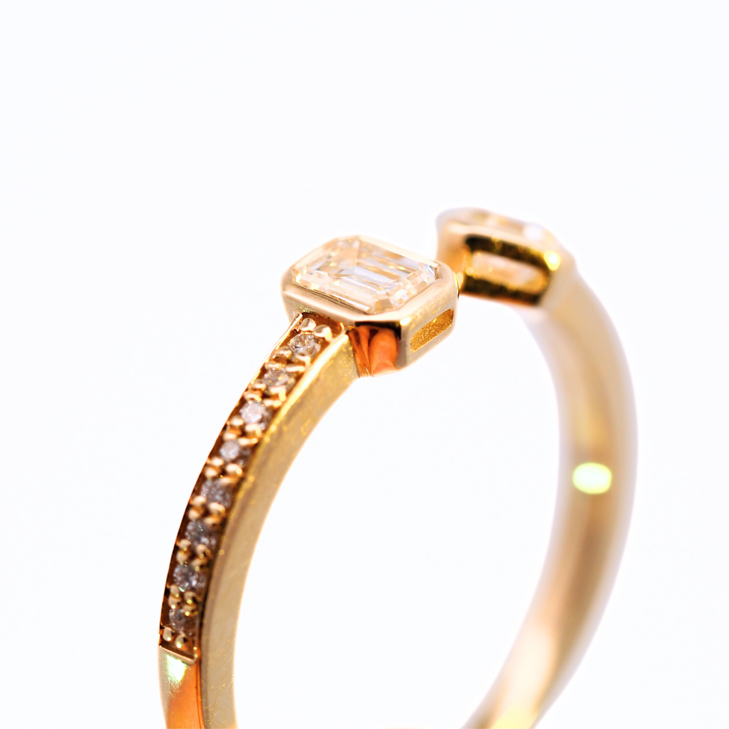 Diamond Negative Space Ring