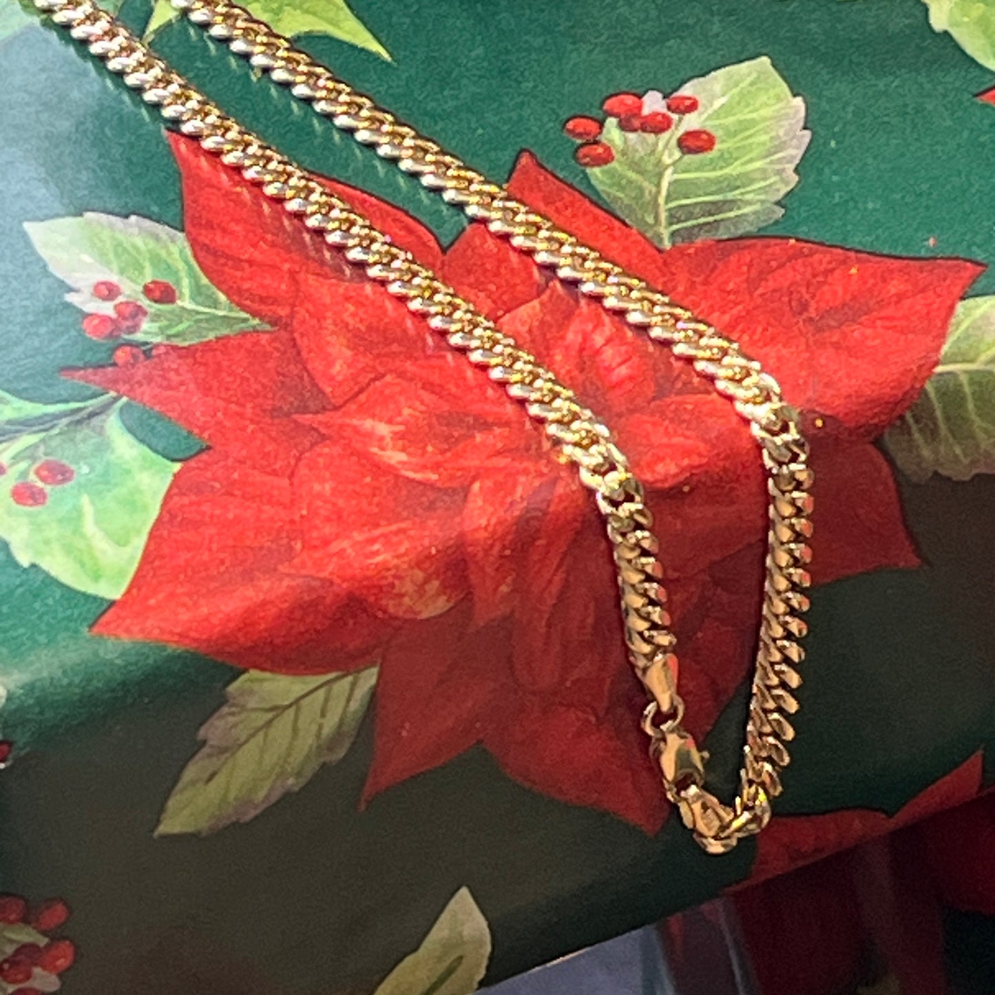 14k Curb Chain 24"
