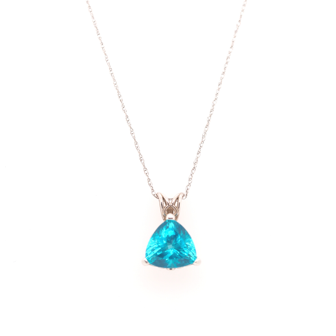 Blue Apatite Pendant