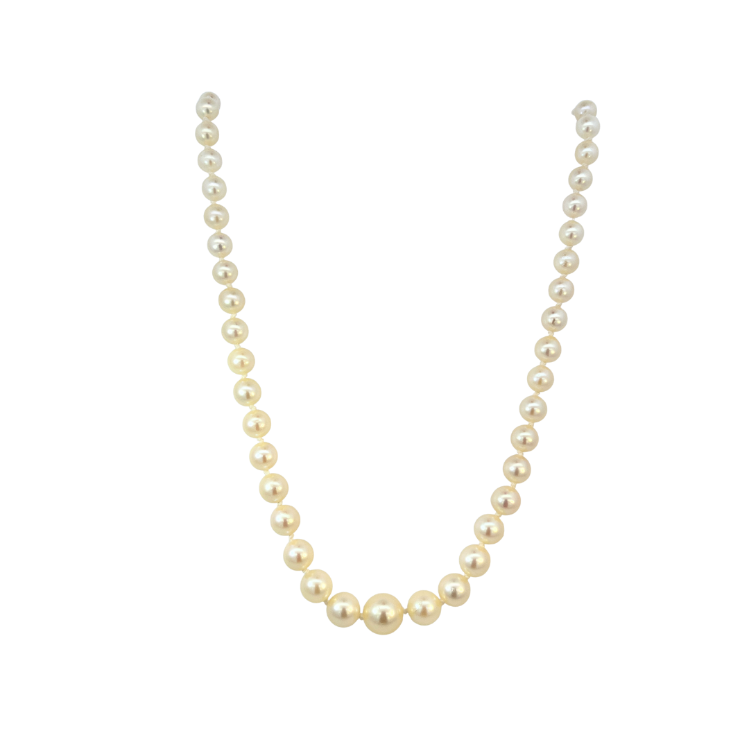 Graduated Cultured Freshwater Pearl Necklace