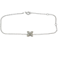 14k Diamond Flower Bracelet