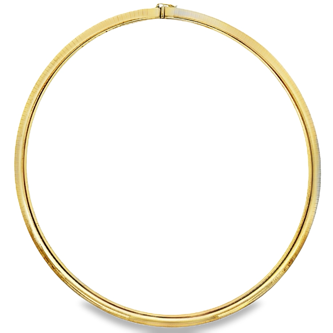 14k Yellow Gold Flat Omega Chain