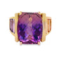 14k Antique Cushion Ametrine Ring