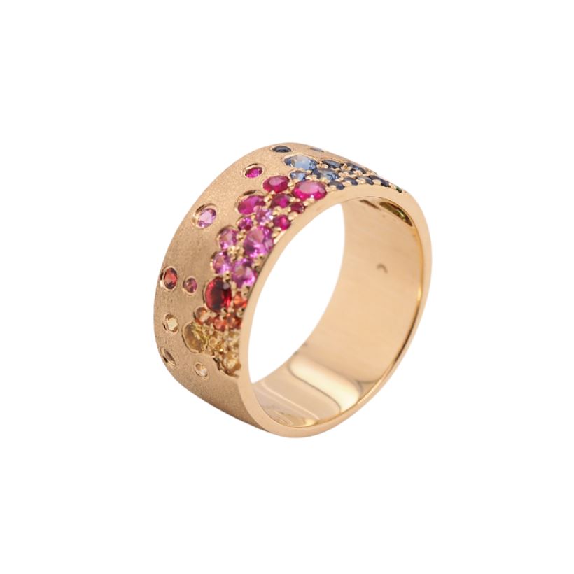 Rainbow Sapphire Cigar Band