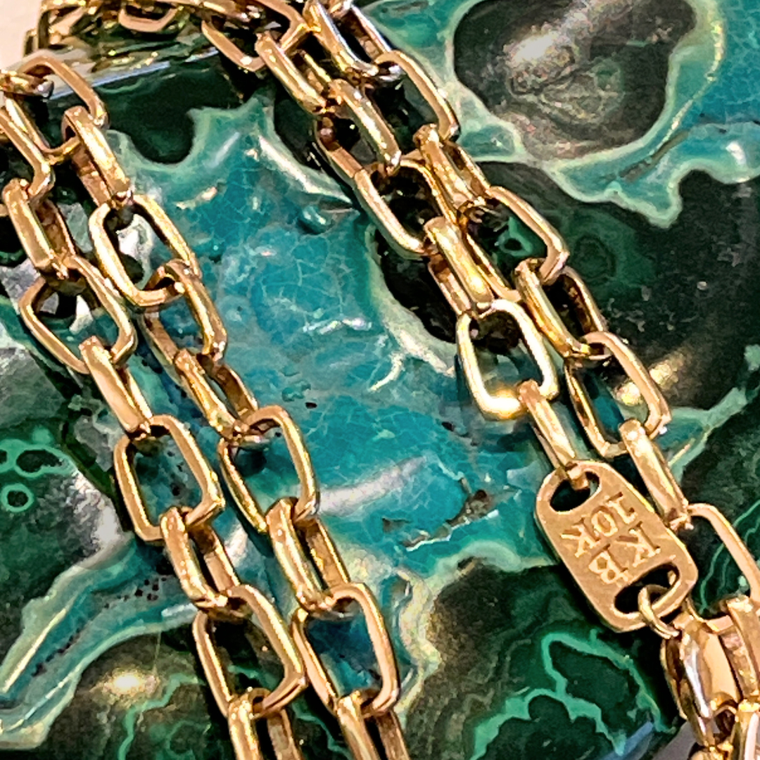 10k Pop Top Cut Out Chain 24"