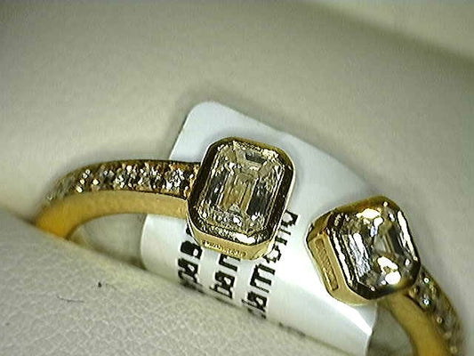 Diamond Negative Space Ring