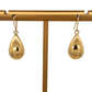 14k Polished Tear Drop Earrings